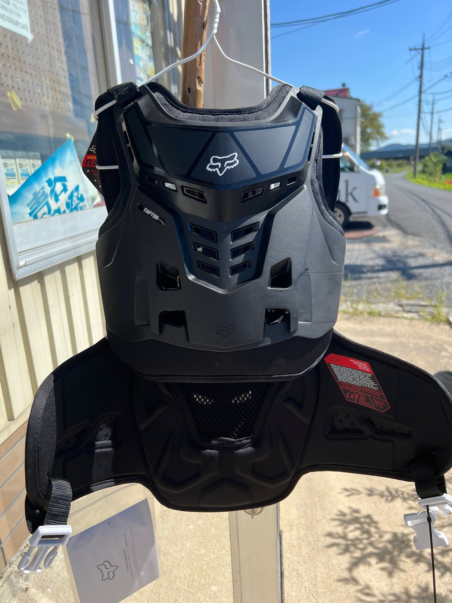 FOX BMX WHITE フォックス ラプタープロフレーム LC ルーストデフレクター ホワイト 子供用 正規代理店契約商品 ■