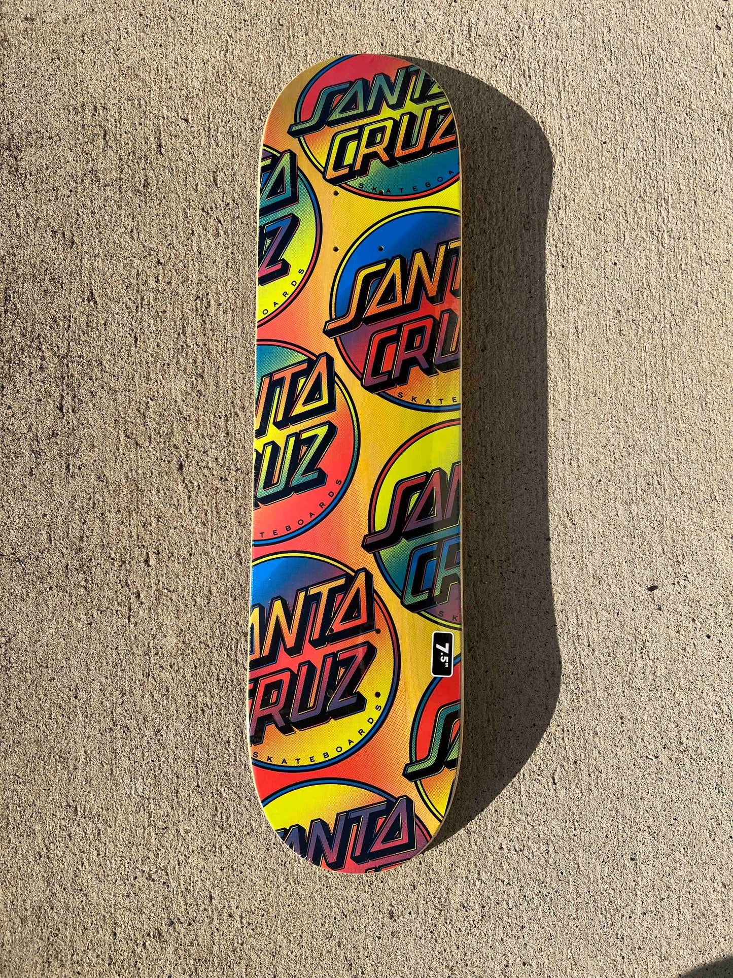 SANTACRUZ CONTRA DOT 7.5inc サンタクルズ 子供用 スケートボード 初心者 スケボー 正規代理店契約商品 ■
