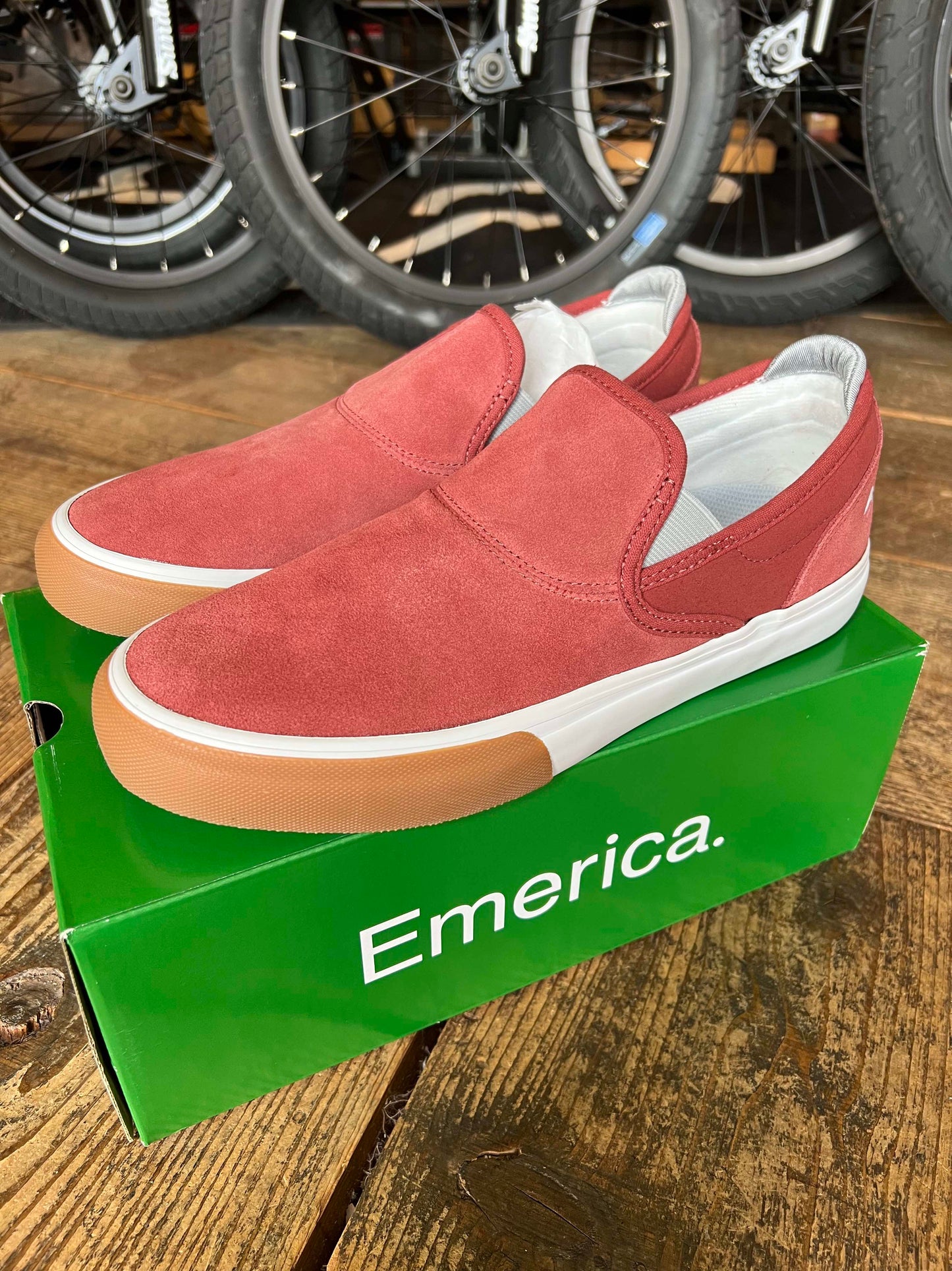 Emerica WINO G6 SLIP-ON BURGUNDY/GUM 27cm エメリカ スリッポン 正規代理店契約商品 ■