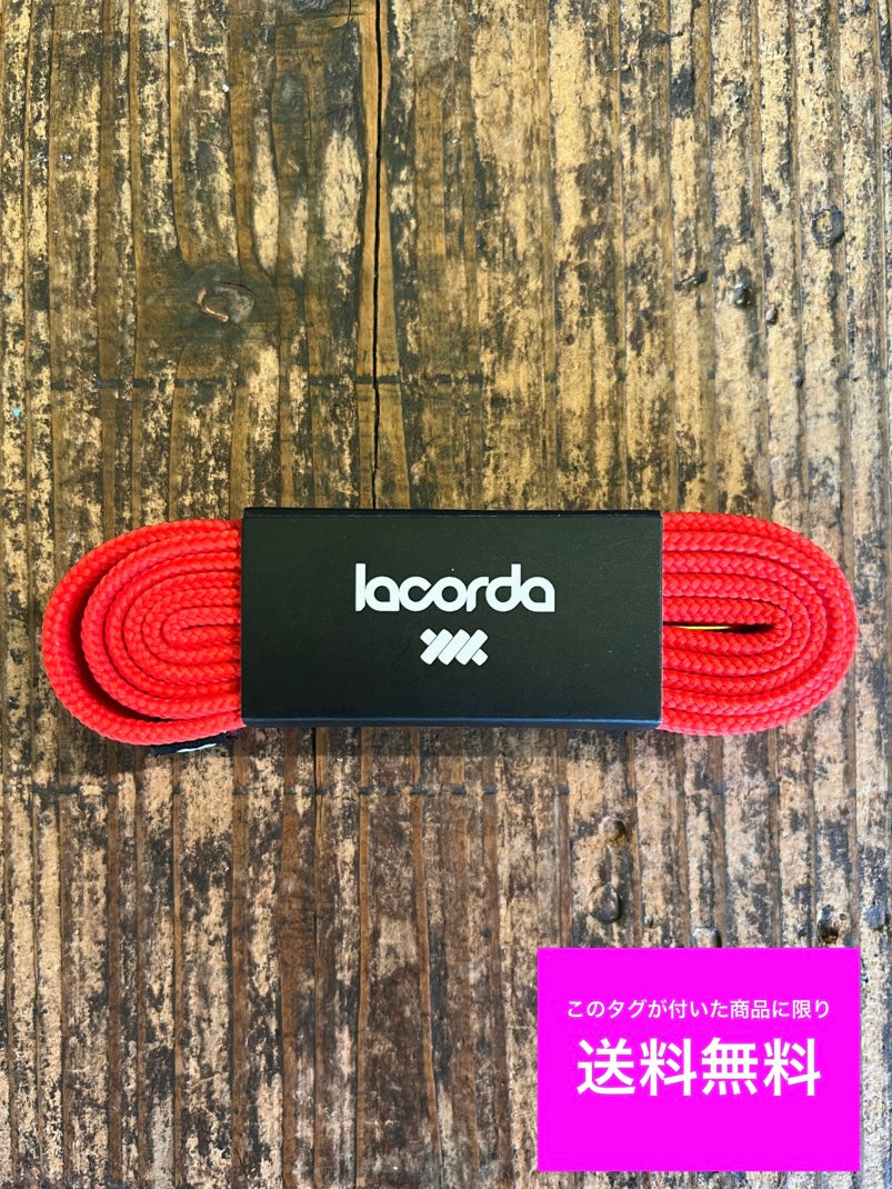 送料無料 LACORDA THREADS ラコーダ SHOELACE BELT OG RED オージーレッド 135cm シューレスベルト 靴ベルト ストリートファッション BMX スケボー 正規代理店契約商品 ■