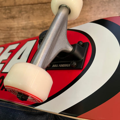 送料無料 スケートボードコンプリート リアル 赤 初心者 キッズ 子供 スケートボードデッキ 完成品 SKATEBOARD DECK REAL RED 7.3インチ★ ★