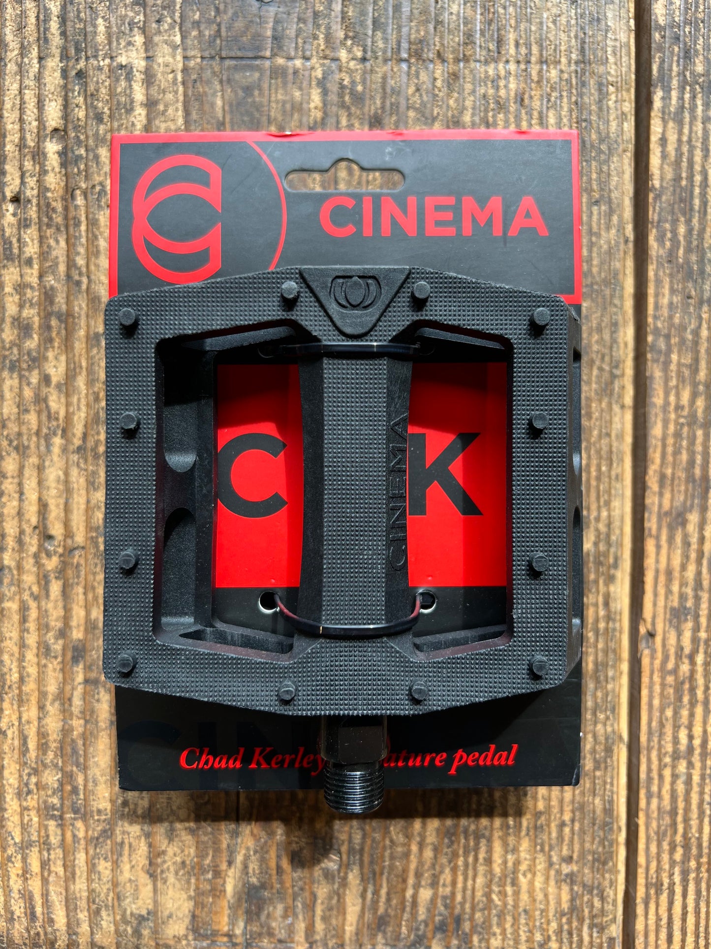 CINEMA CHAD KERLEY BLACK BMX ペダル カスタム用品 シネマ 黒 正規代理店契約商品 ■