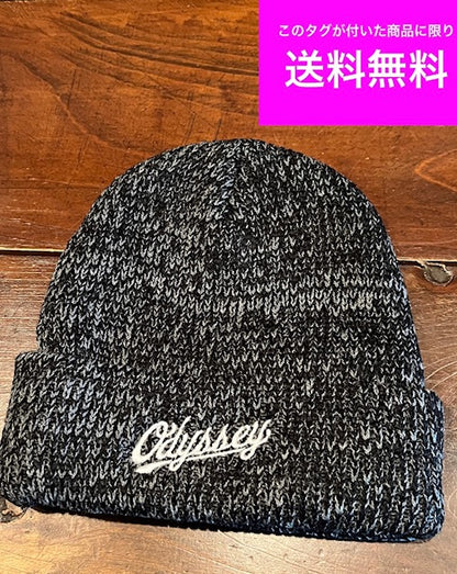 ★送料無料  BMX ODYSSEY オデッセイ ビーニー フリーサイズ  ODSY BEANIE ブラック×グレー×ホワイト アパレル ストリート ファッション 全国通販可能 ◎ ■