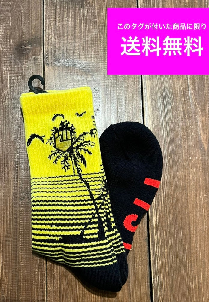 送料無料 BMX FIST HANDWEAR フィスト 靴下 イエロー S-Mサイズ MIAMI PHASE 2 SOCK ソックス アパレル ストリート ファッション 全国通販可能  ■