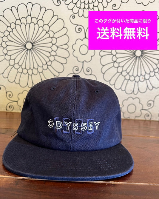 送料無料 BMX ODYSSEY オデッセイ キャップ ネイビー FREE フリーサイズ ODSY OVERLAP UNSTRUDTURED HAT NAVY 全国通販可能 ◎