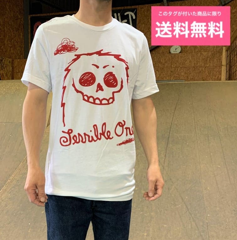 送料無料 TERRIBLE ONE テリブルワン Tシャツ FURRY MON Mサイズ WHITE 白Tシャツ BMX 街乗り ファッション BMX フリースタイル 全国通信販売可能★