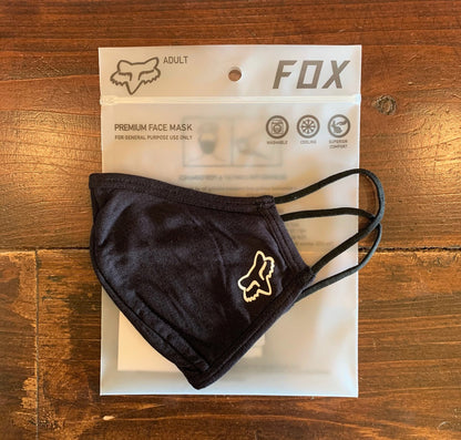 何枚購入しても送料一律　BMX 自転車 ブランド マスク FOXRACING フォックス PREMIUM FACE MASK ADULT BLACK 黒 マスク 正規代理店商品 bmx  バイク